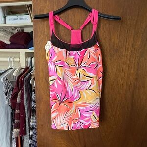 ZeroXposur Pink and Orange Bikini Top